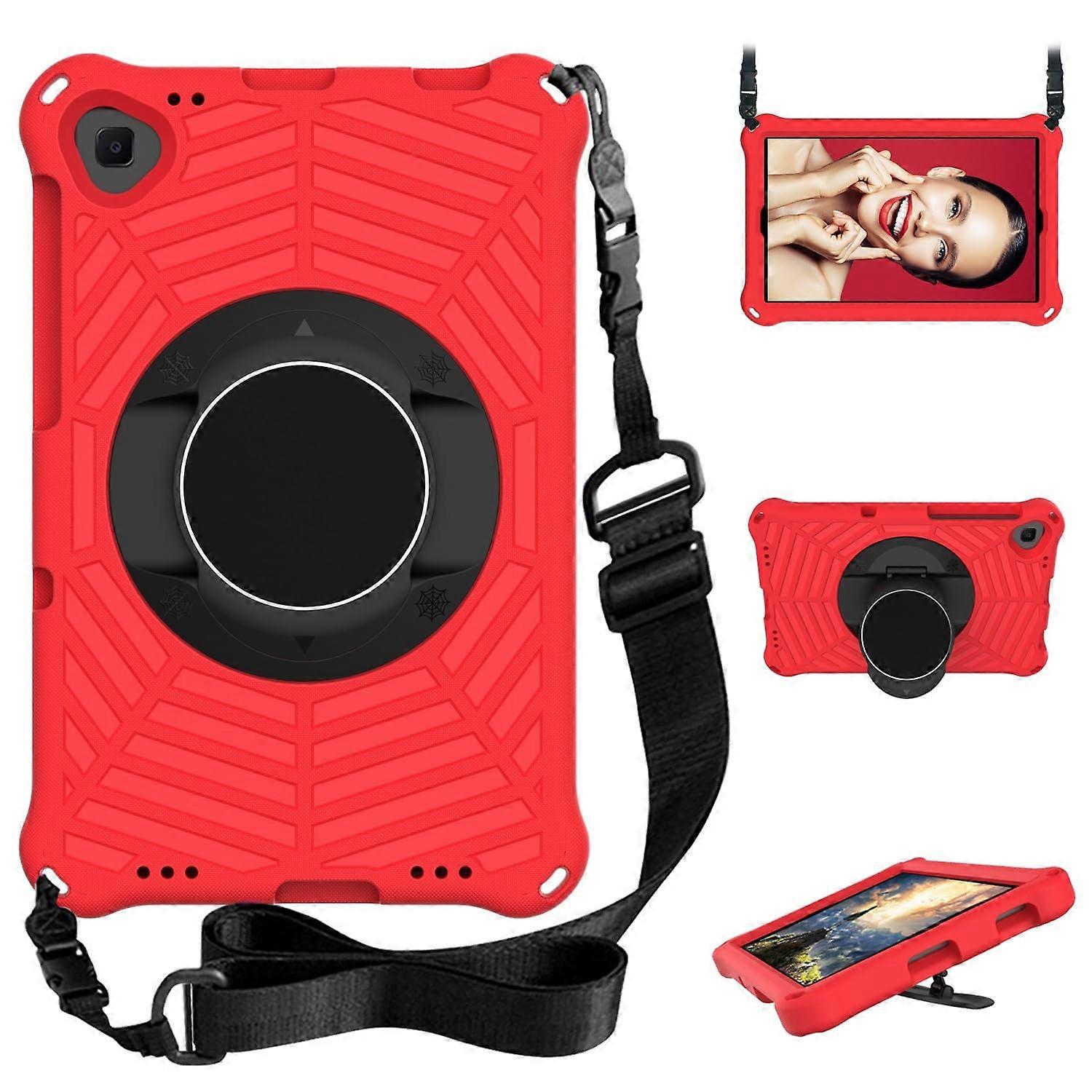 Shockproof Kids Case with Handle Stand, Red Cover for Tab A 10.1 2019 SMT510/T515