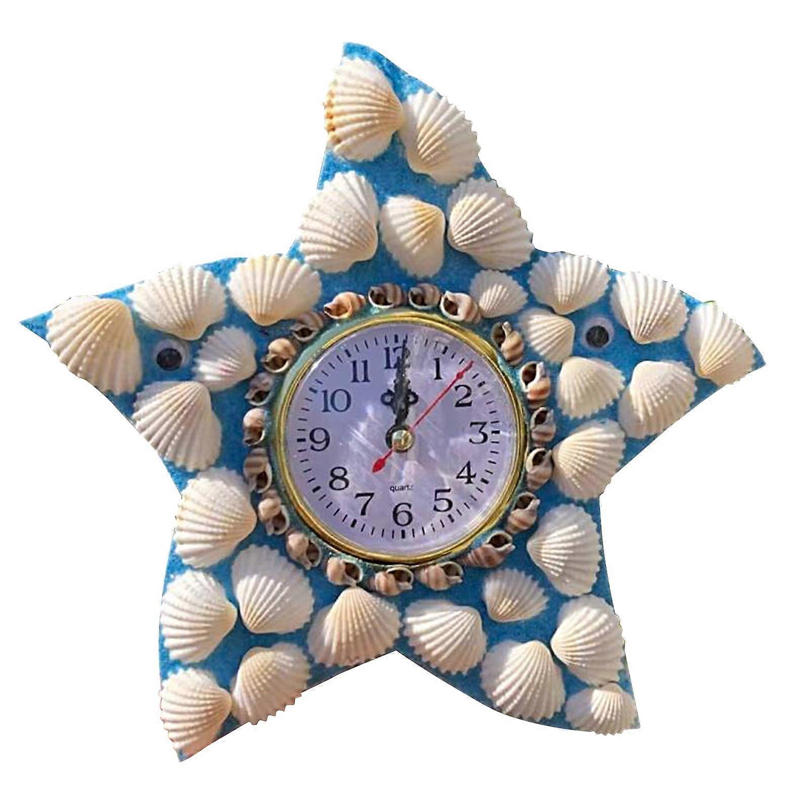 Miayilima Clearance Desktop Ornament 1* shell clock decoration Conch ...