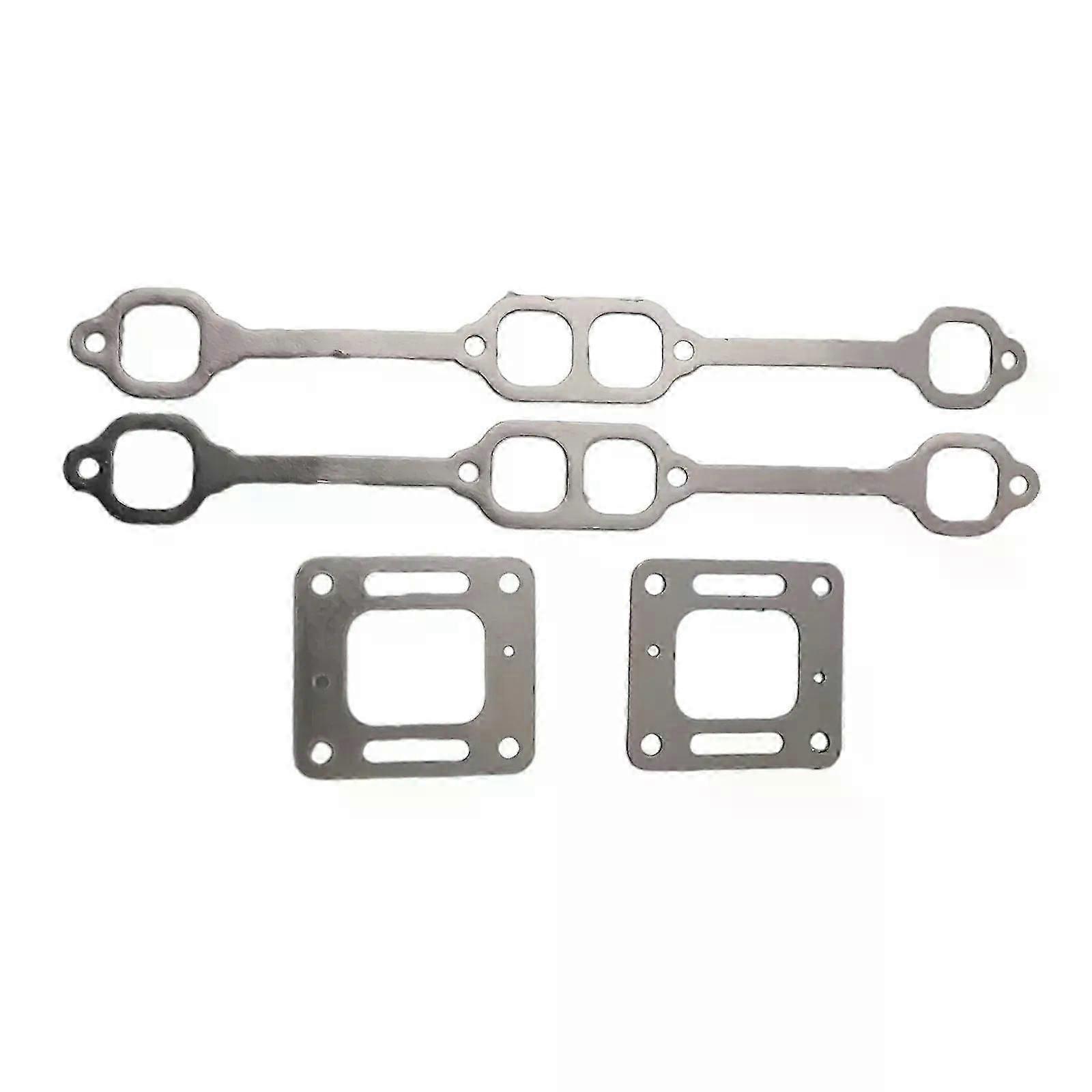 Exhaust Gasket Manifold Kit For Mercruiser 5 0 5 7 Engines Replacement For 1980 s 2002 Models Easy Installation