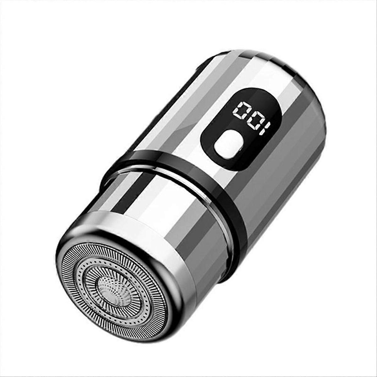 Mini Afeitadora Eléctrica Portátil USB Recargable Plata