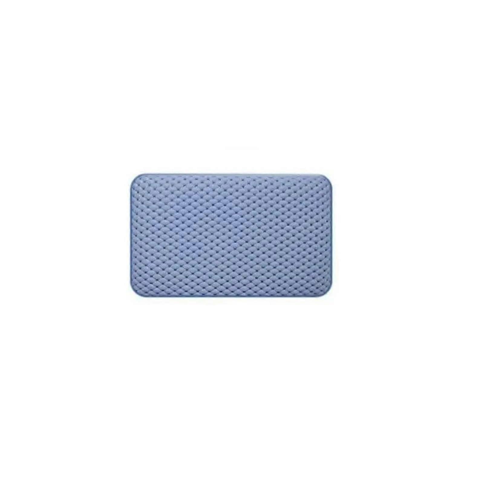 Bath Pillow with Ergonomic Neck Support, Soft Spa Comfort for Home Bathtub Use, Blue