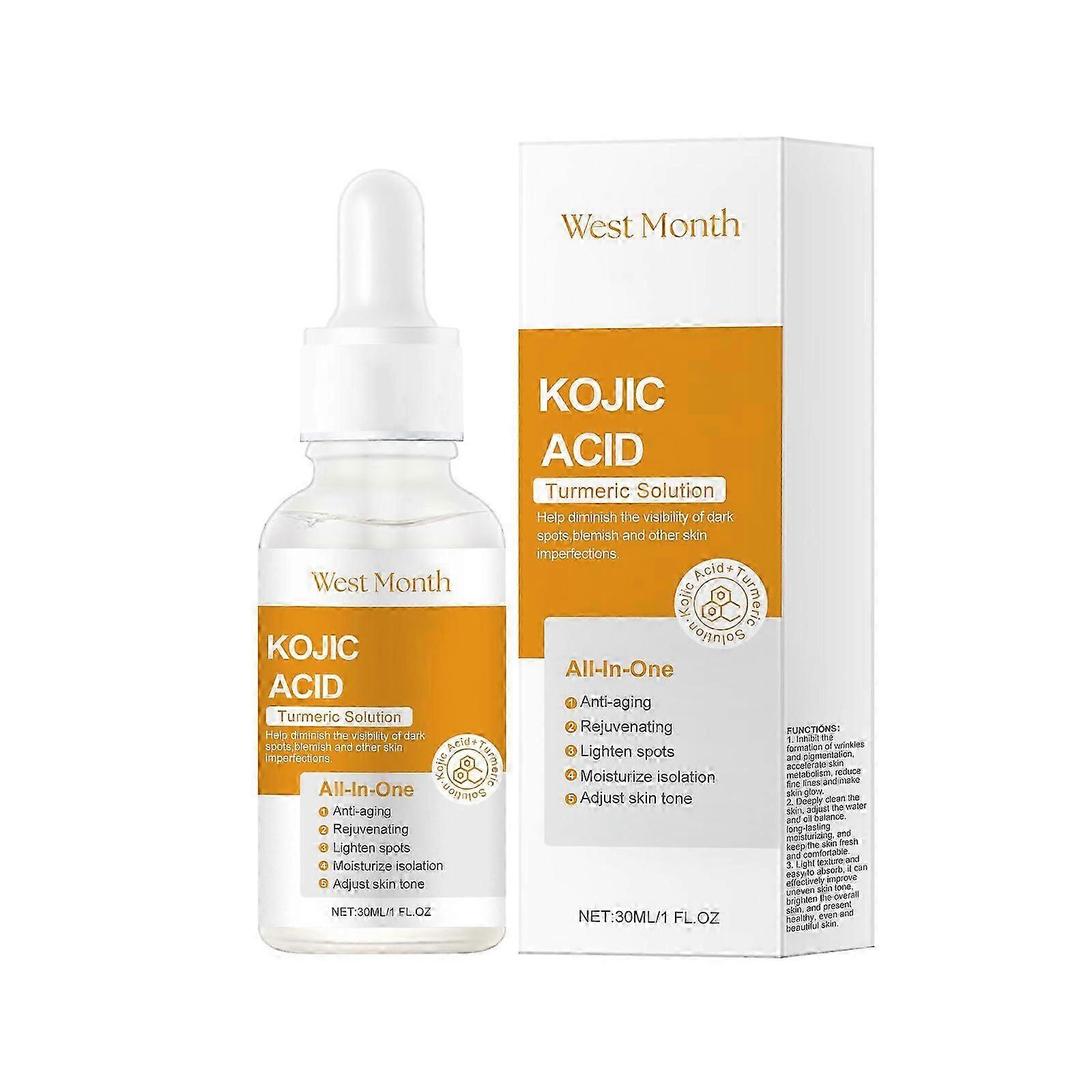 Turmeric Acid Anti-Wrinkle Serum - Hydrating Facial Essence for Natural Glow & Elasticity