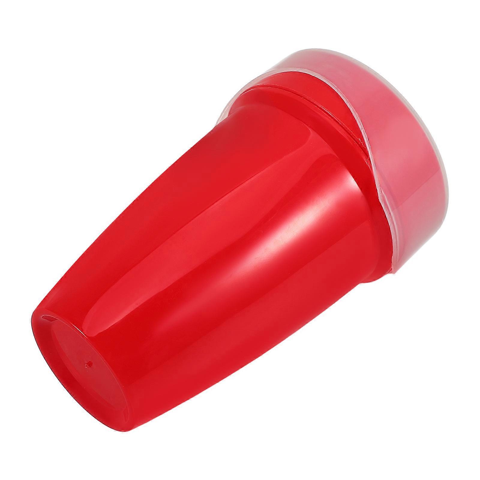 Small Flour Sifter Handheld for Baking Matcha Powder Red Mesh Sifter