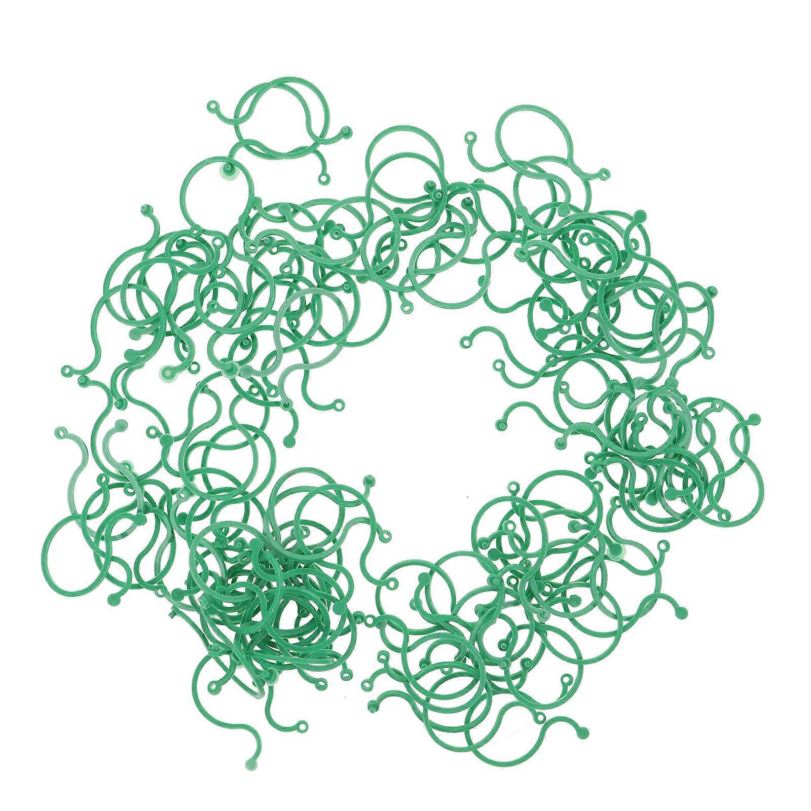 Plant Support Clamp Plastic Clips for Clipping Use 500Pcs