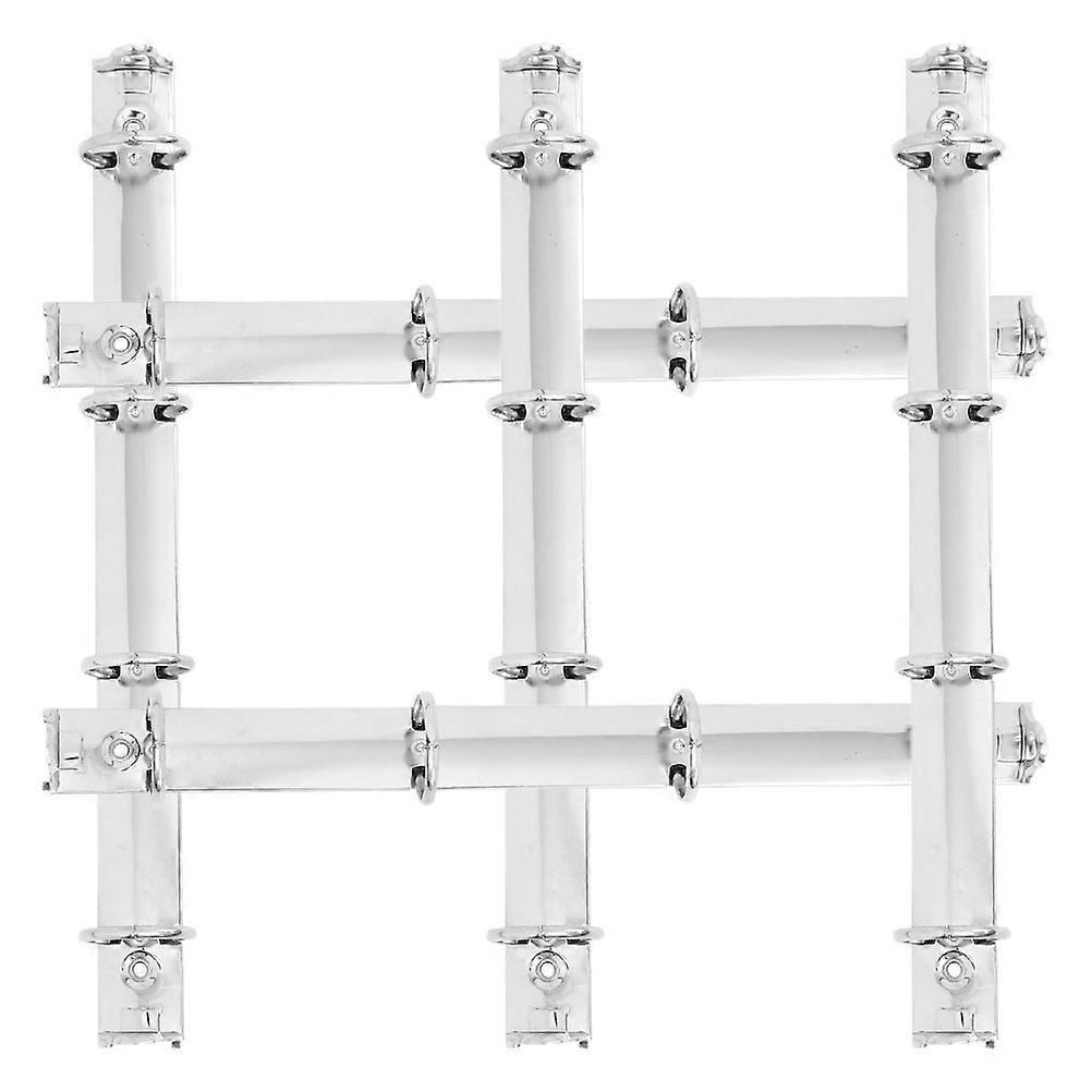 A4 Metal Loose Leaf Binder for Document Storage 5Pcs Silver