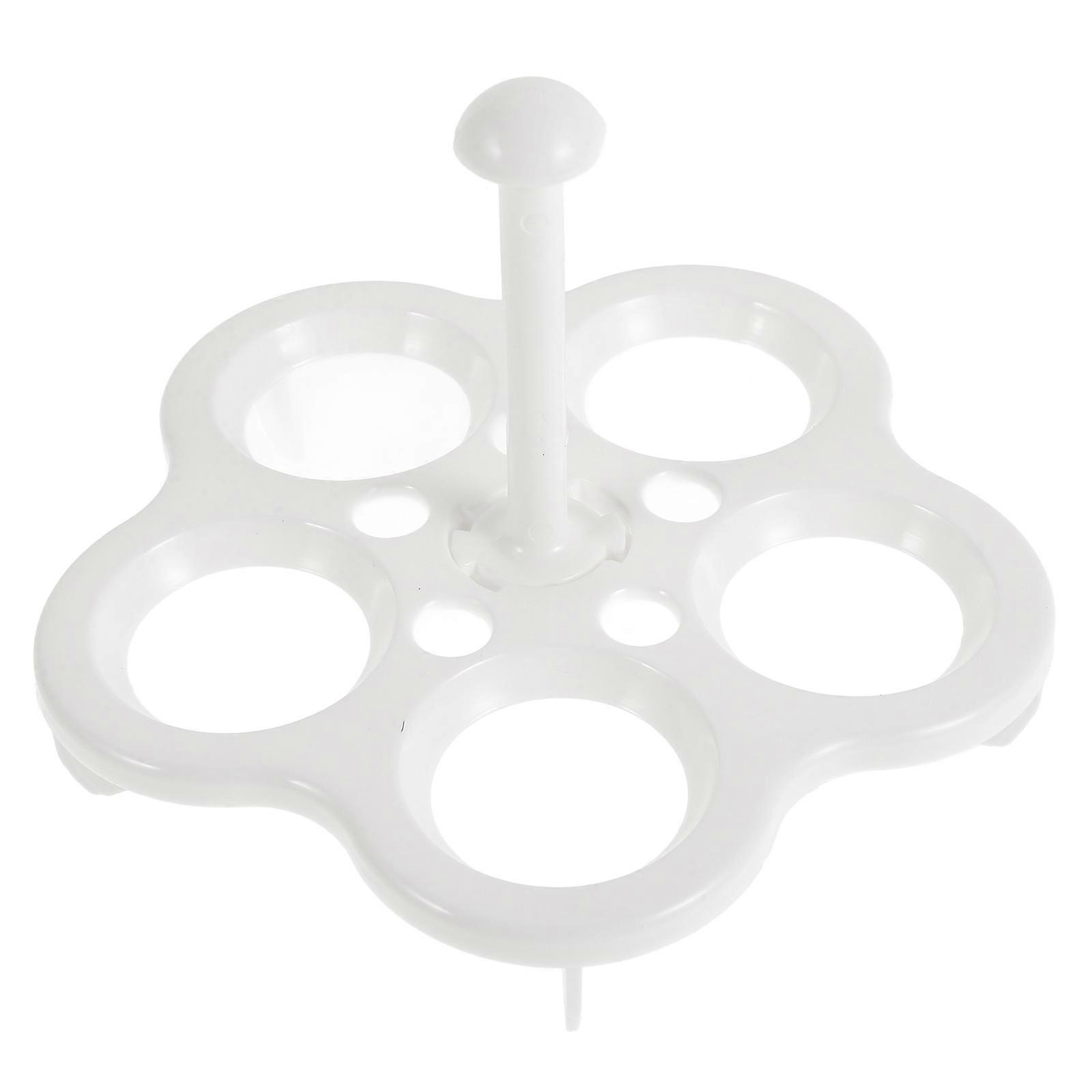 Steaming Rack White Egg Steamer Rack for Cooking 2Pcs Multipurpose Kitchen