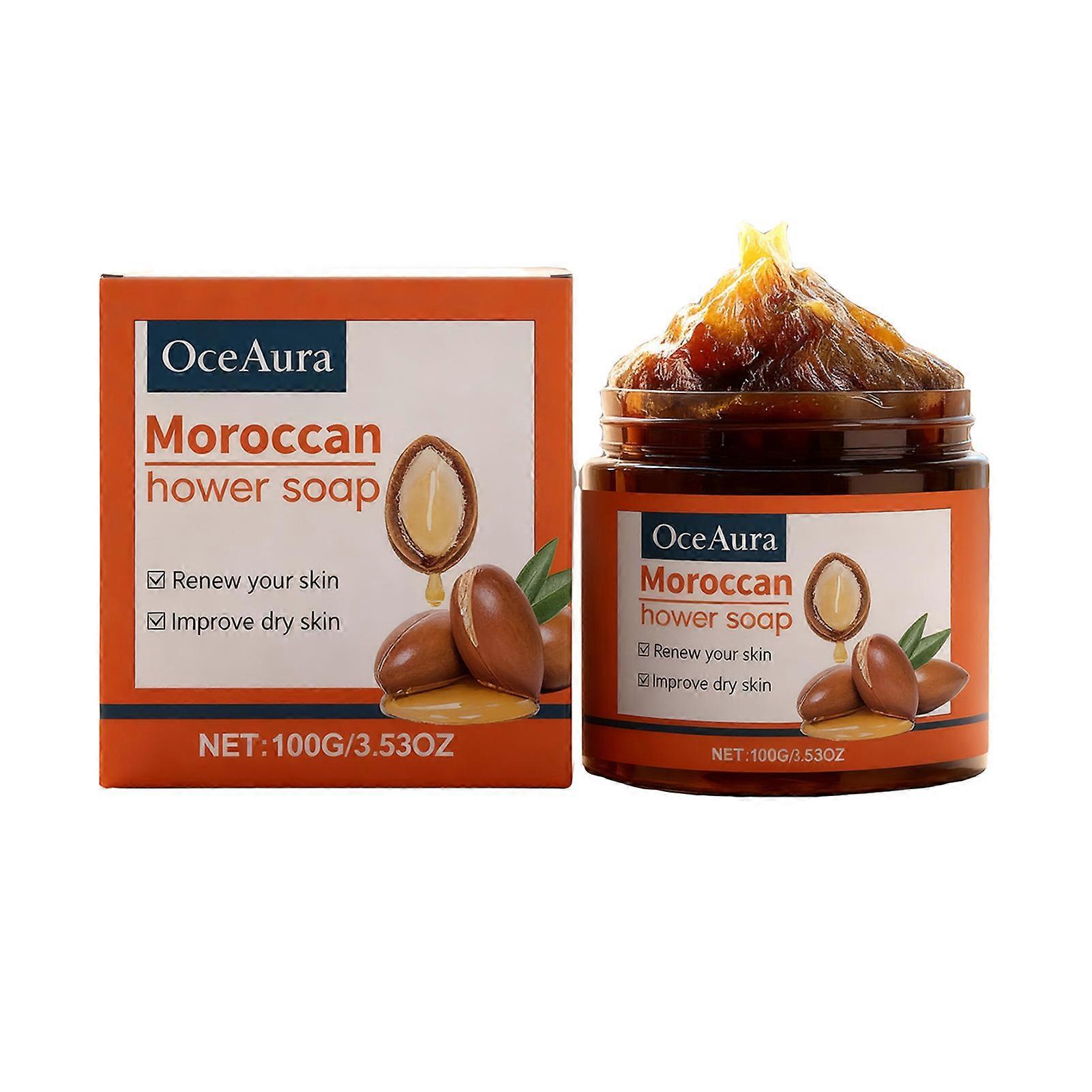 Moroccan Black Soaps Paste for Deep Cleansing Natural Bath Soaps for Exfoliation Luxurious Spa Experience