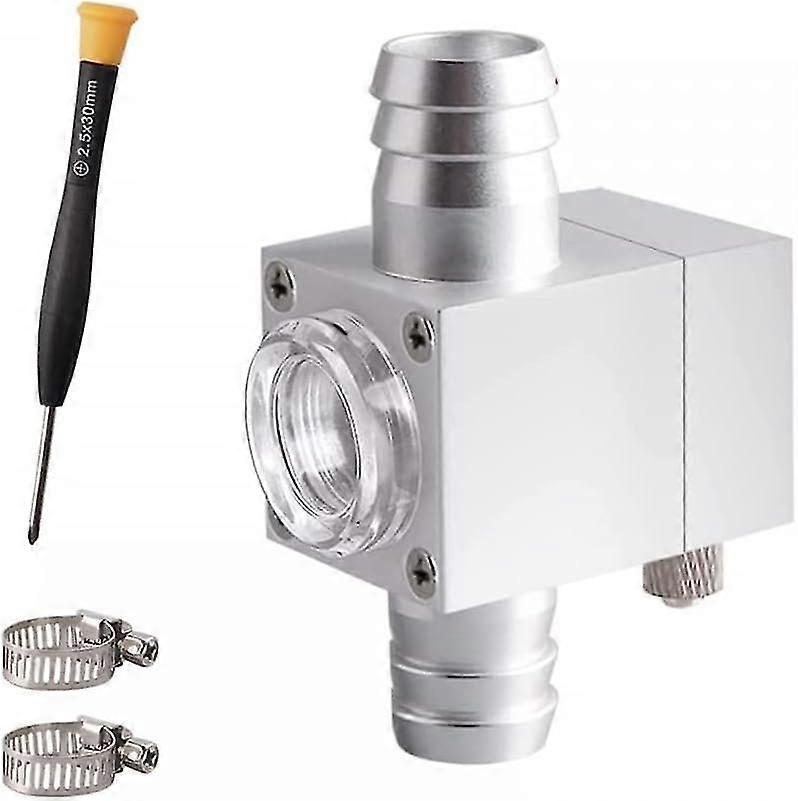 External Inline Co2 Diffuser Atomizer, 16mm Aquarium Atomiser Reactor Aluminum Alloy For Planted Aquarium Canister Filter  B Edition 1212