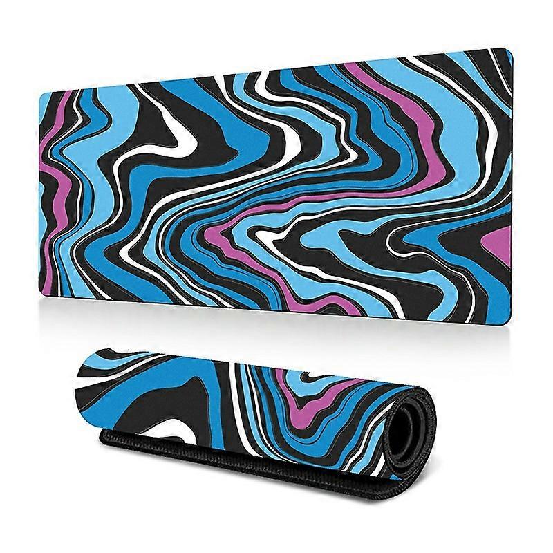 300x600x3mm Abstract Fluid Pattern Mouse Pad Large Non-Slip Rubber Mouse Mat