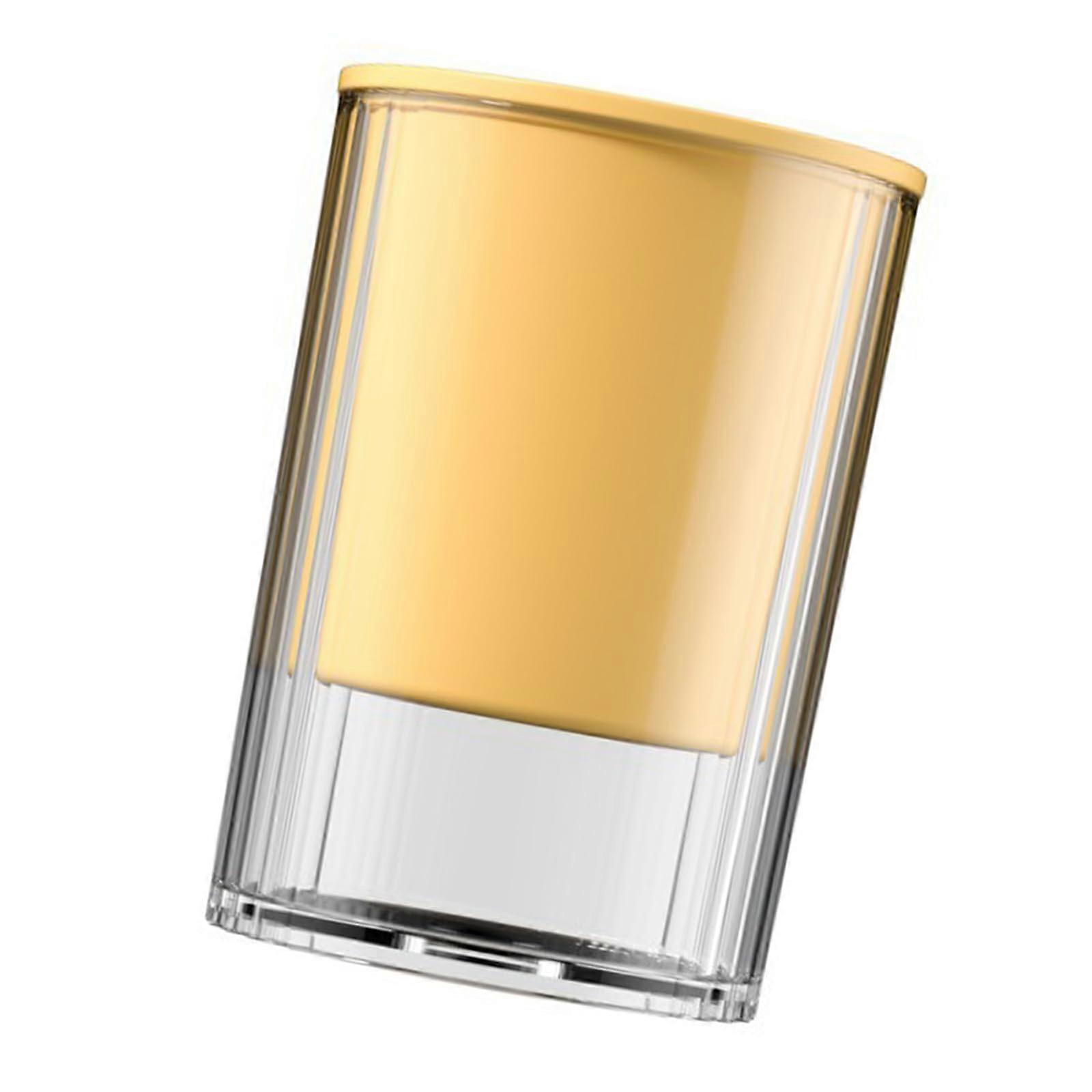 Self Watering Planter with Automatic Hydroponic Design, Dual Pot Structure, Yellow Indoor Home Decor