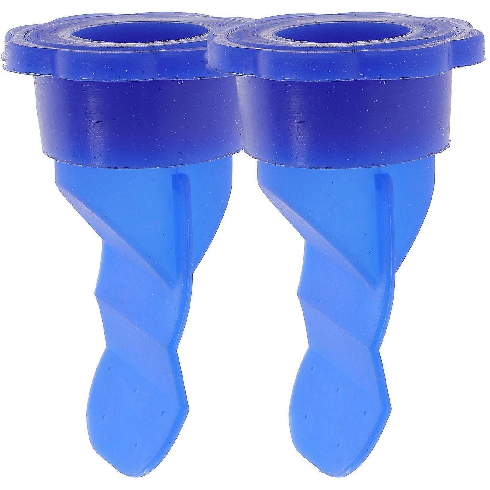 Silicone Shower Drain Core Odor Proof Backflow Preventer for Bathrooms 2Pcs
