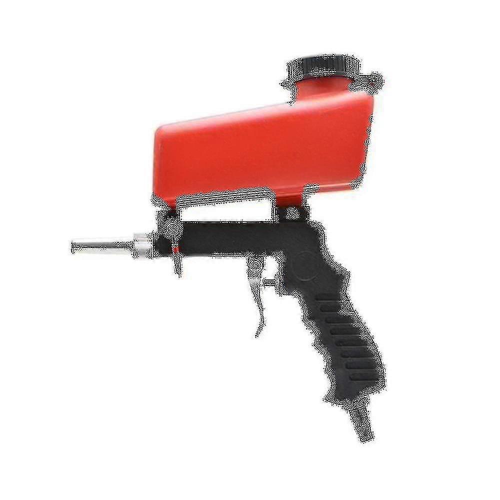 Pneumatic Sandblasting Set 90psi Gravity Handheld Set Rust Removal Device Portable Home Use Sandbla 25-26s