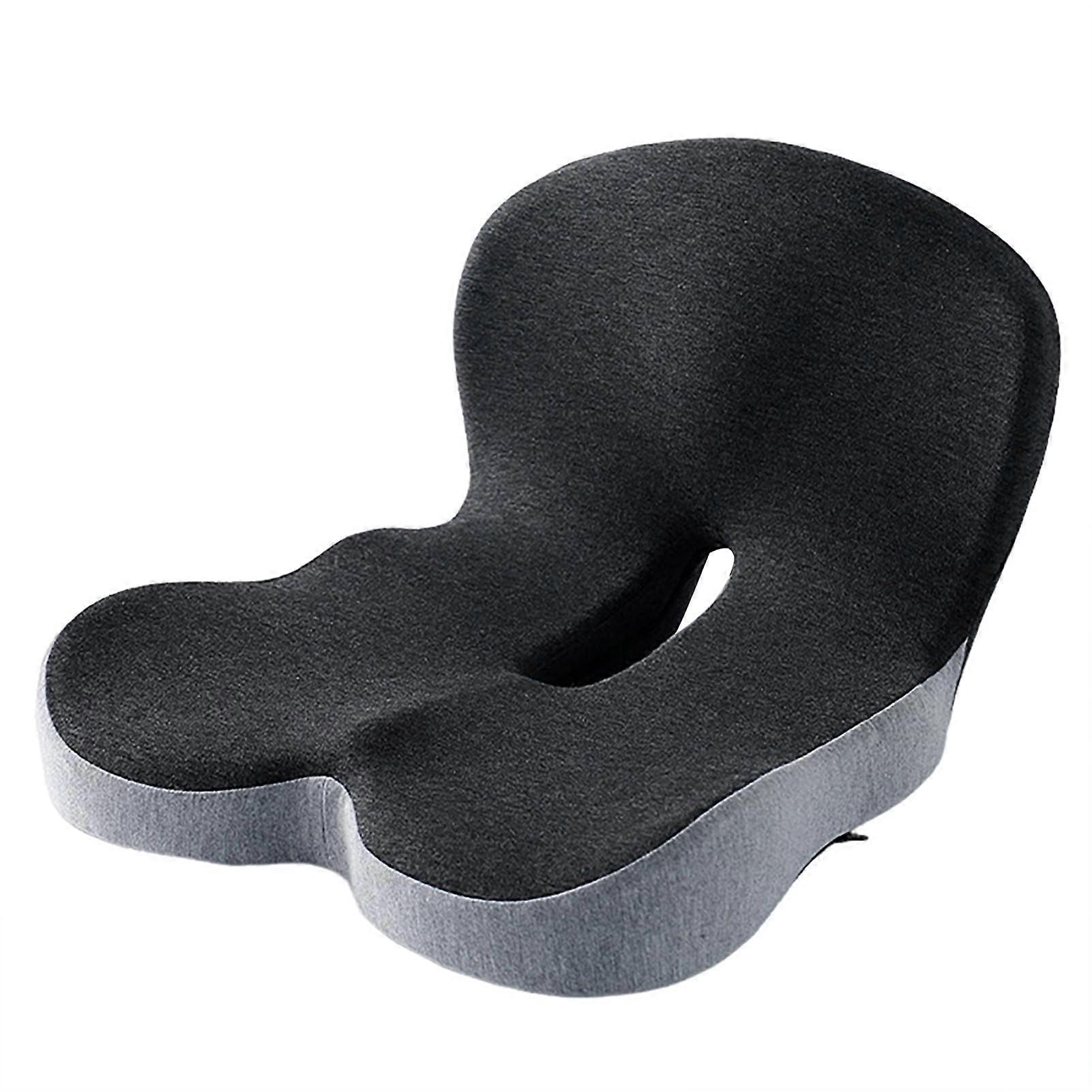 Cuscino ortopedico per sedia da ufficio e auto con memory foam e supporto lombare