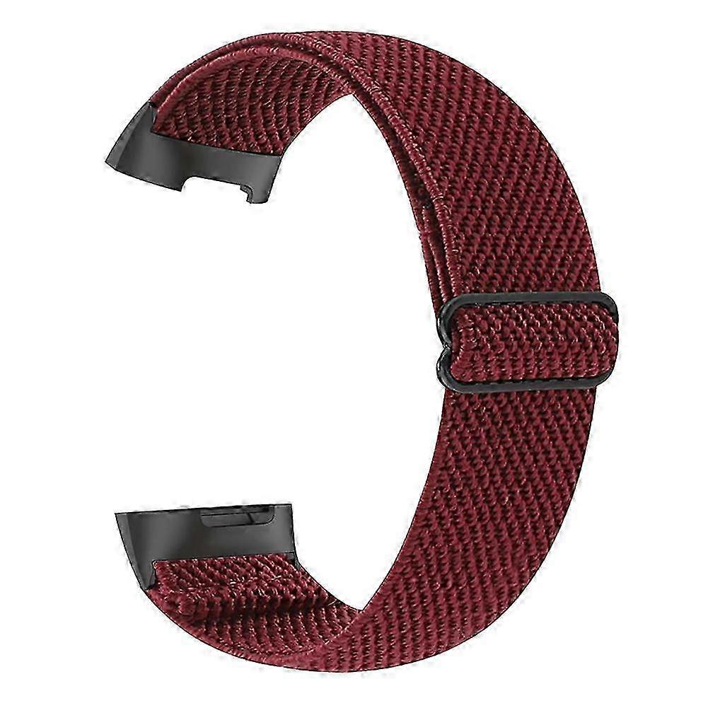 Nylon Woven Elastic Replacement Watch Strap Band For Fitbit Charge 5