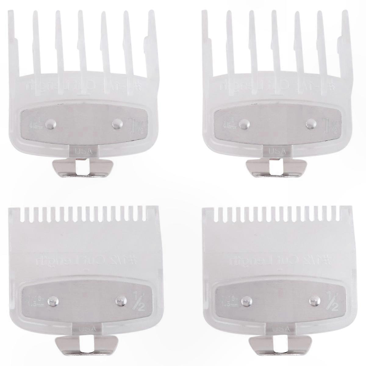 Adjustable Hair Clipper Comb Set with Standard Guide Guards for Precision Trimming and Styling