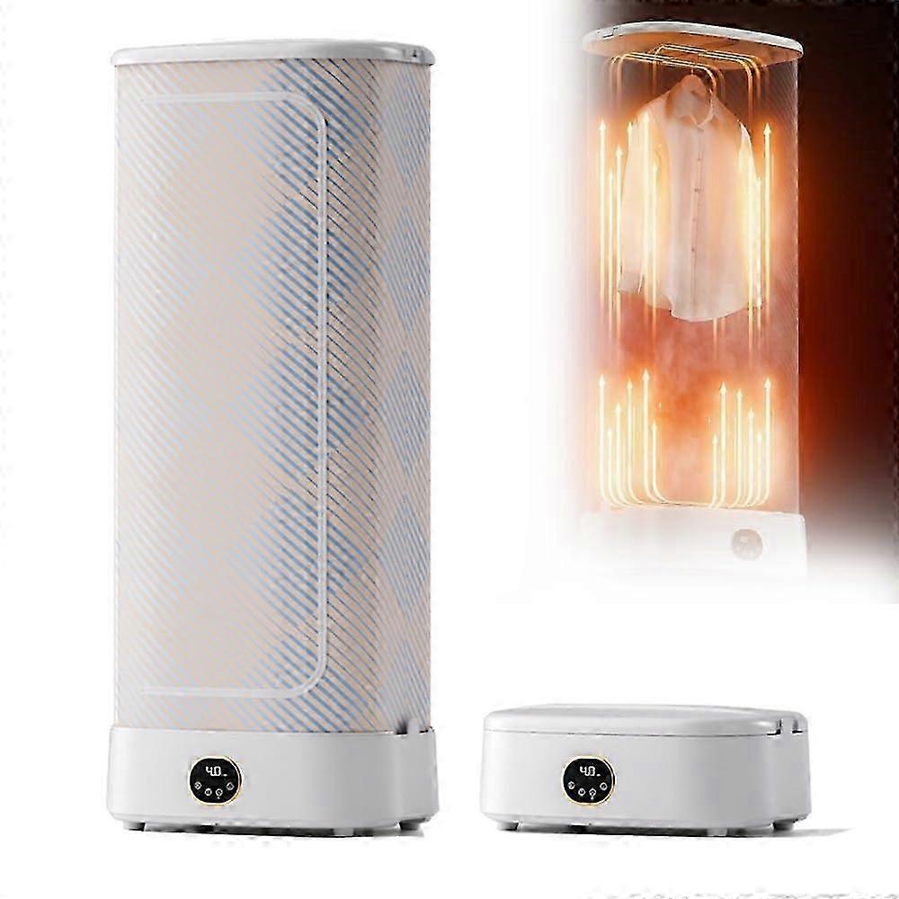 Automatic Clothes Dryer Machine 20Minute Wrinkle Removal, Cordless Steaming Irons, 4Hour Timer, Home Use