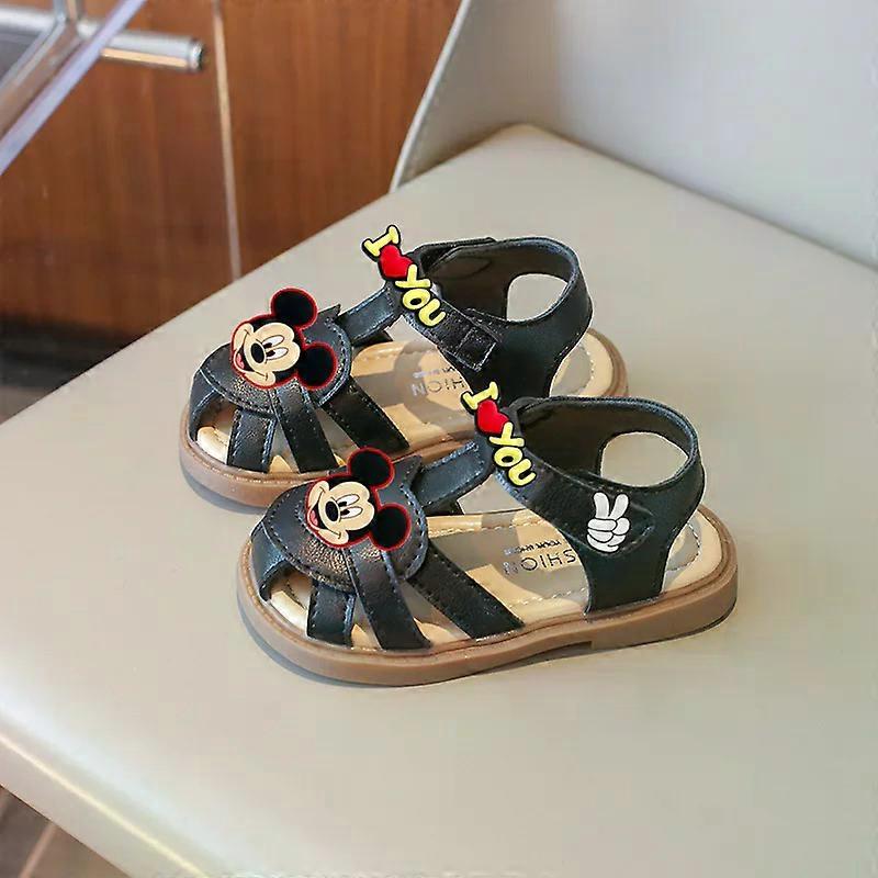 Disney princess Beach Shoes Children's Soft Sole slippers Mickey Mouse Girls Sandals Summer New Cute Baby toddler Shoes