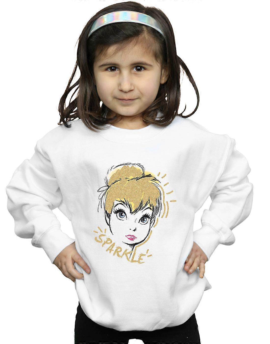 Disney Girls Tinkerbell Sparkle Sweatshirt