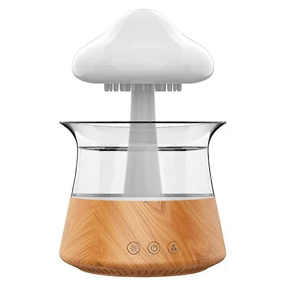 Rain Humidifier Diffuser with 7 Colors Night Lights, Essential Oil Therapy Diffuser with Remote Con