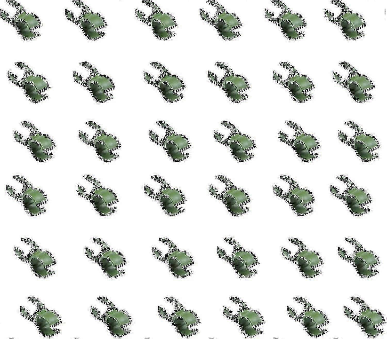 36 Pack Universal Plant Trellis Clips 20mm Plastic Rotating Clip Holder