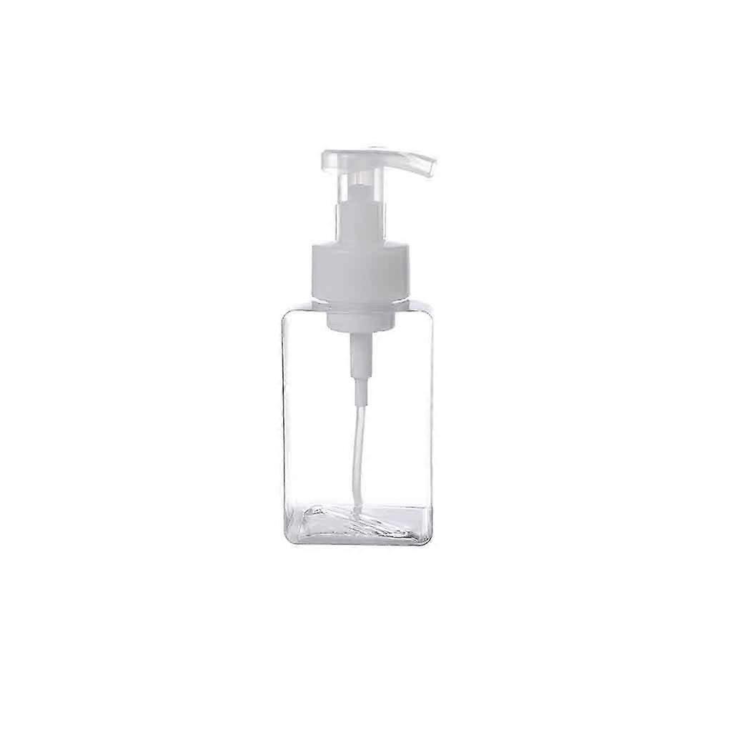 Foaming Soap Dispenser Clear L Bottle with OnePush Foam Pump Refillable for Bathroom and Kitchen