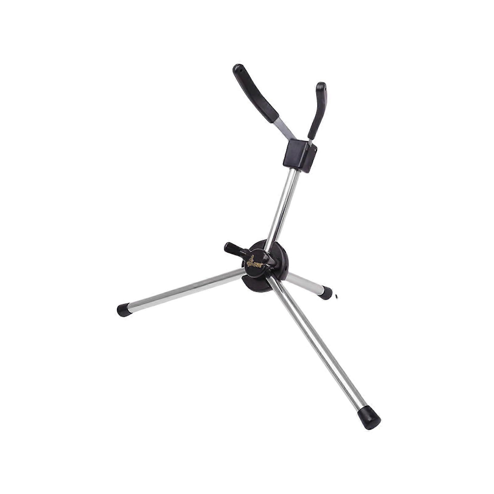 Folding Adjustable Saxophone Stand for Alto Tenor Soprano with Stable Tripod Base
