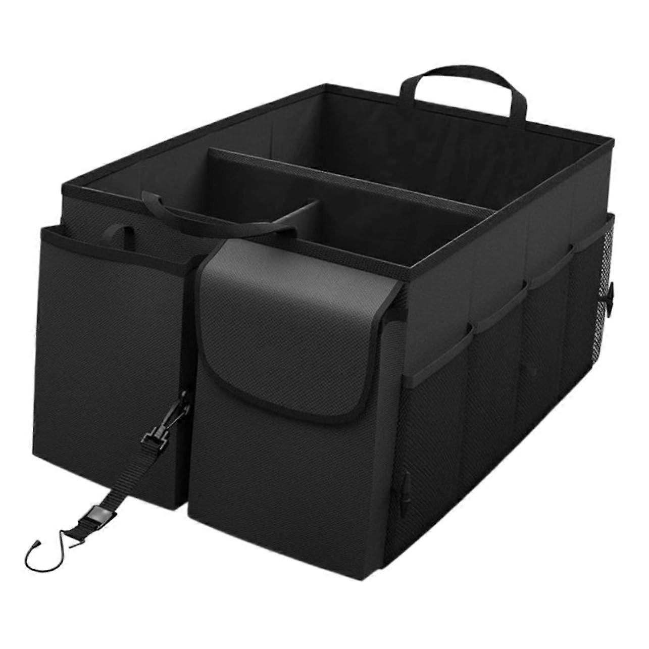 Car Trunk Organizer Large Capacity Foldable Oxford Cloth SUV Boot Storage with Multi Compartments