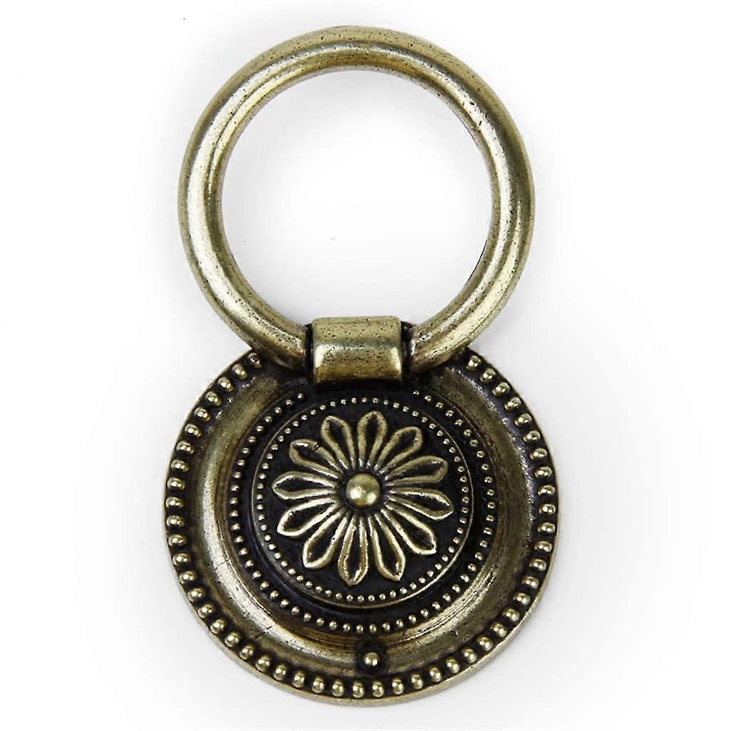 2pc Antique Brass Cabinet Knobs and Drawer Pull Handles for Kitchen Cupboard Wardrobe 10x42mm