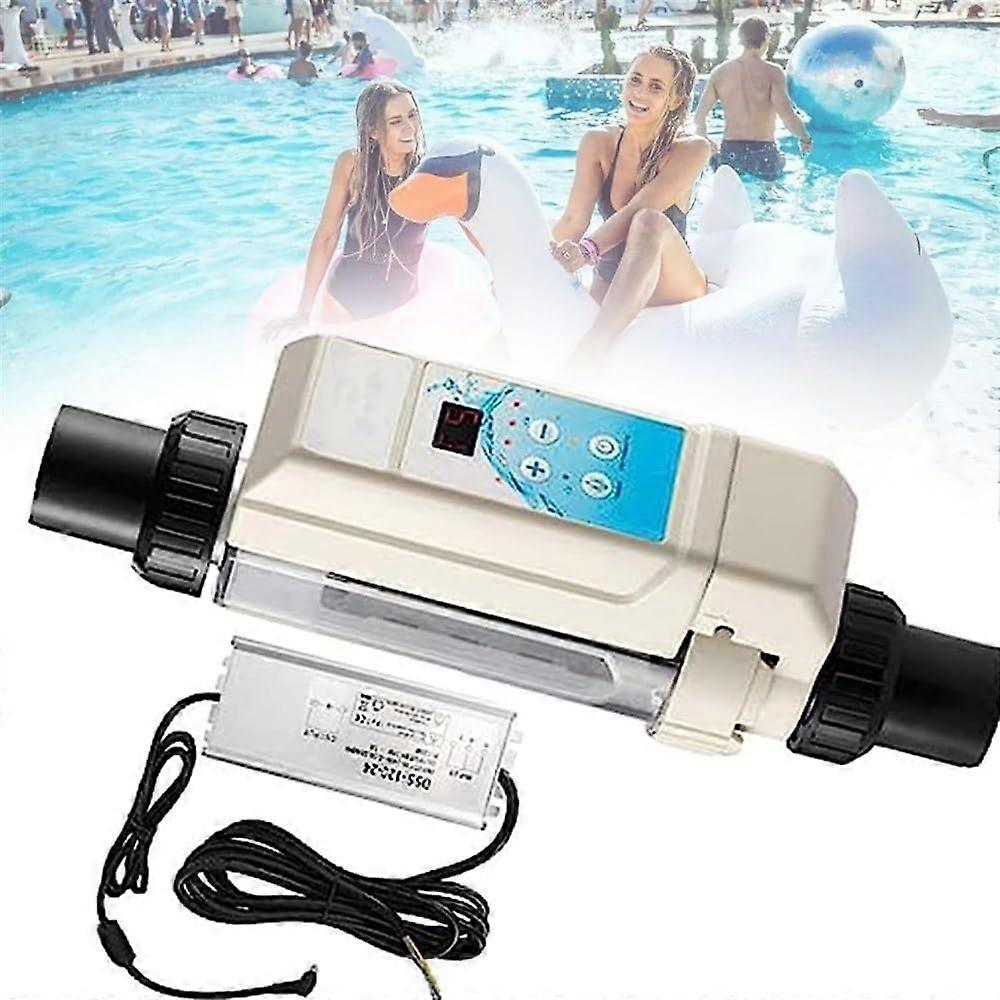 Saltwater Chlorine Generator for Swimming Pool with Microcomputer Control and Automatic Cell Cleaning 8g/h