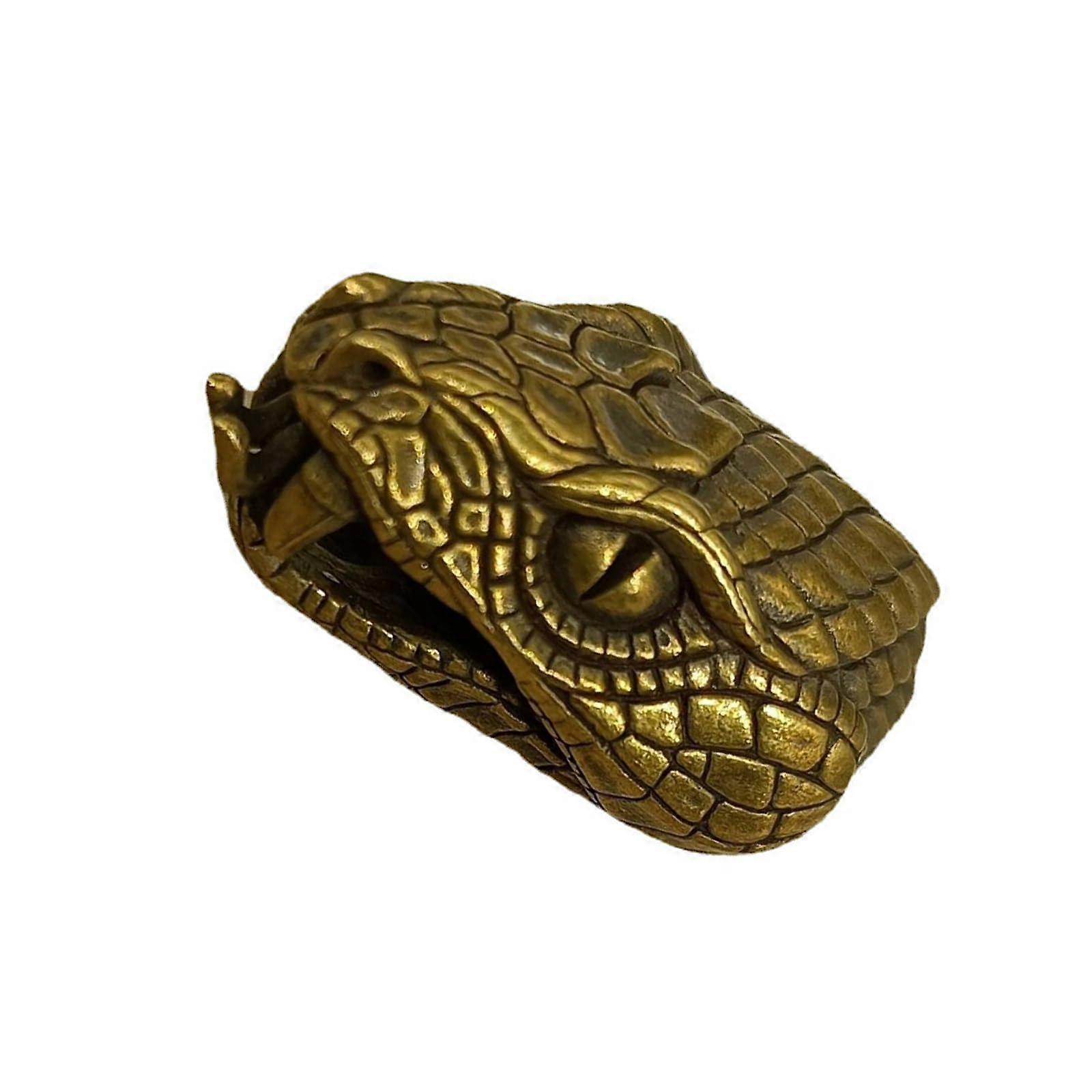 Rust Resistant Snake Head Paracord Beads for Keychains Camping Hiking Backpack Decor