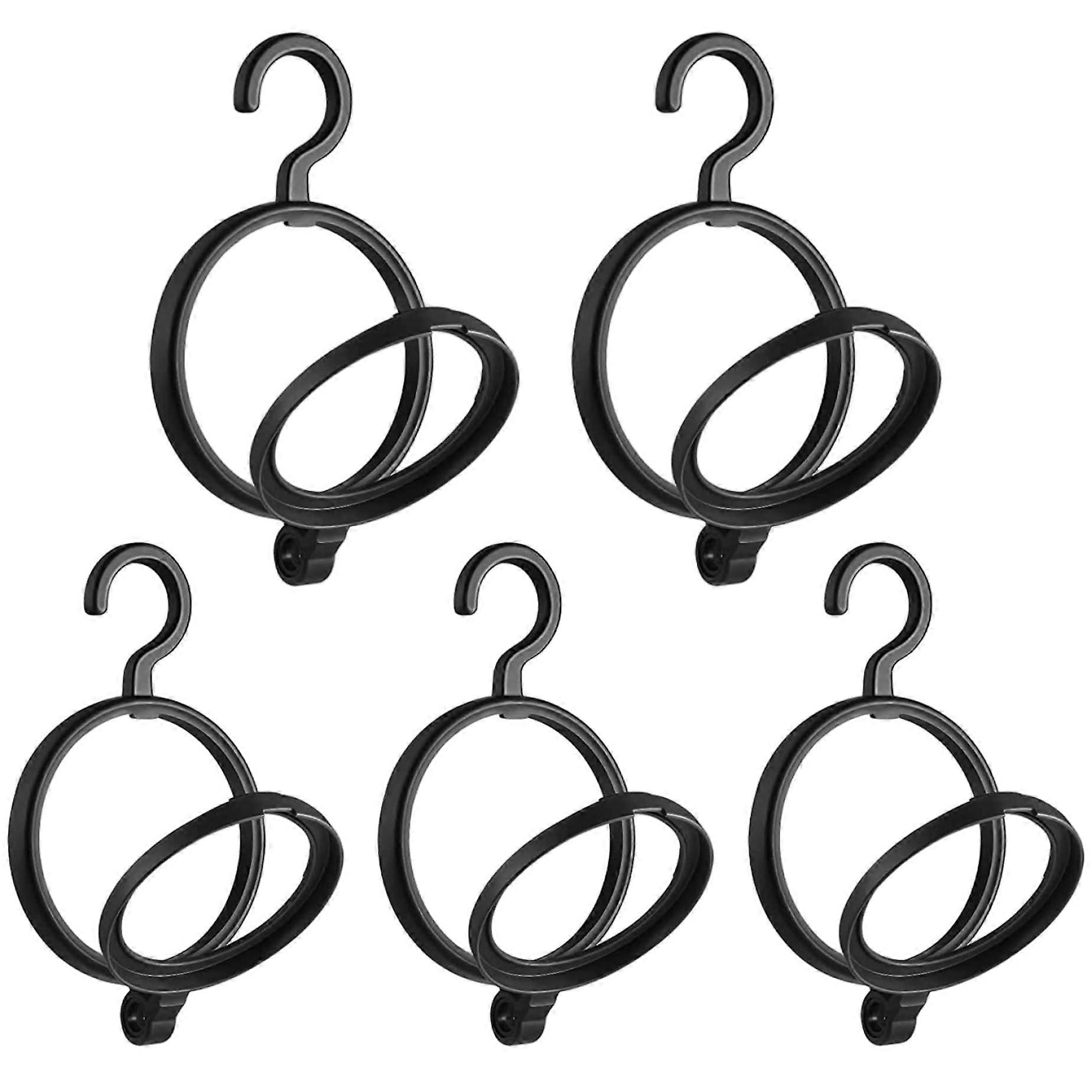 5PCS Foldable Wig Stand and Hanger with Hook, Stackable Space Saving Wig Holder for Home and Travel