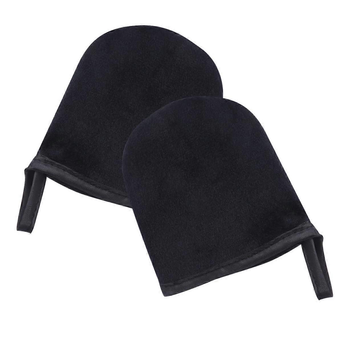 Mini Self Tanning Mitt Set for Face and Elbows, Reusable Streak Applicator Gloves