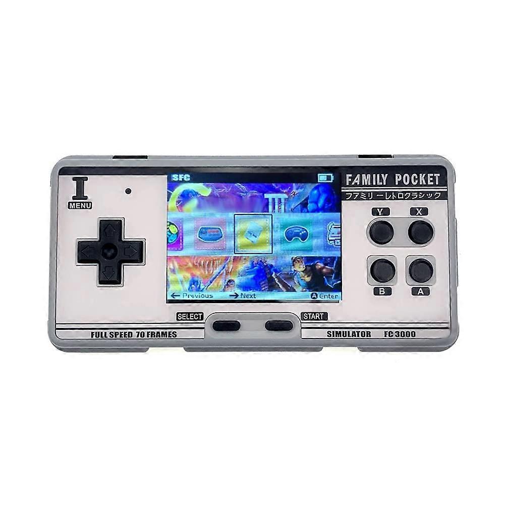 FC3000 Retro Handheld Game Console with 4000+ Builtin Games Classic Portable Player Gray