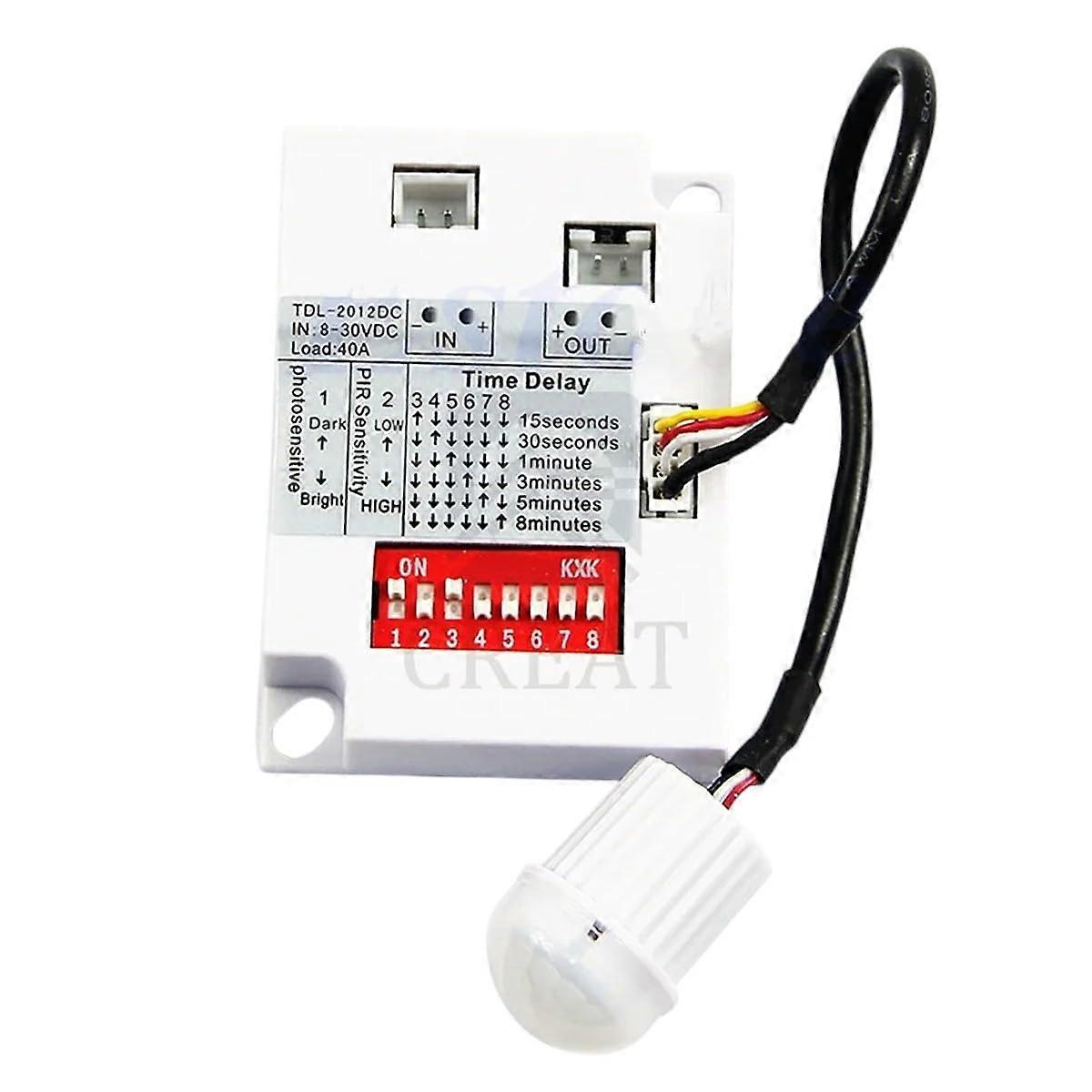 DC 12V 24V PIR Motion Sensor Switch Infrared Detector for LED Lights Corridor OEM Replacement