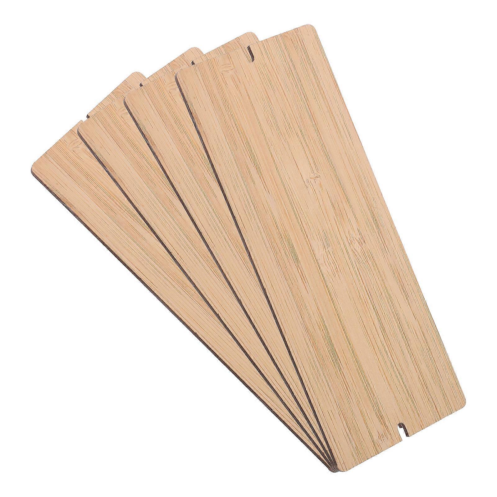 Multi-Function Bamboo Blank Sign for Office Door DIY 4Pcs Pack