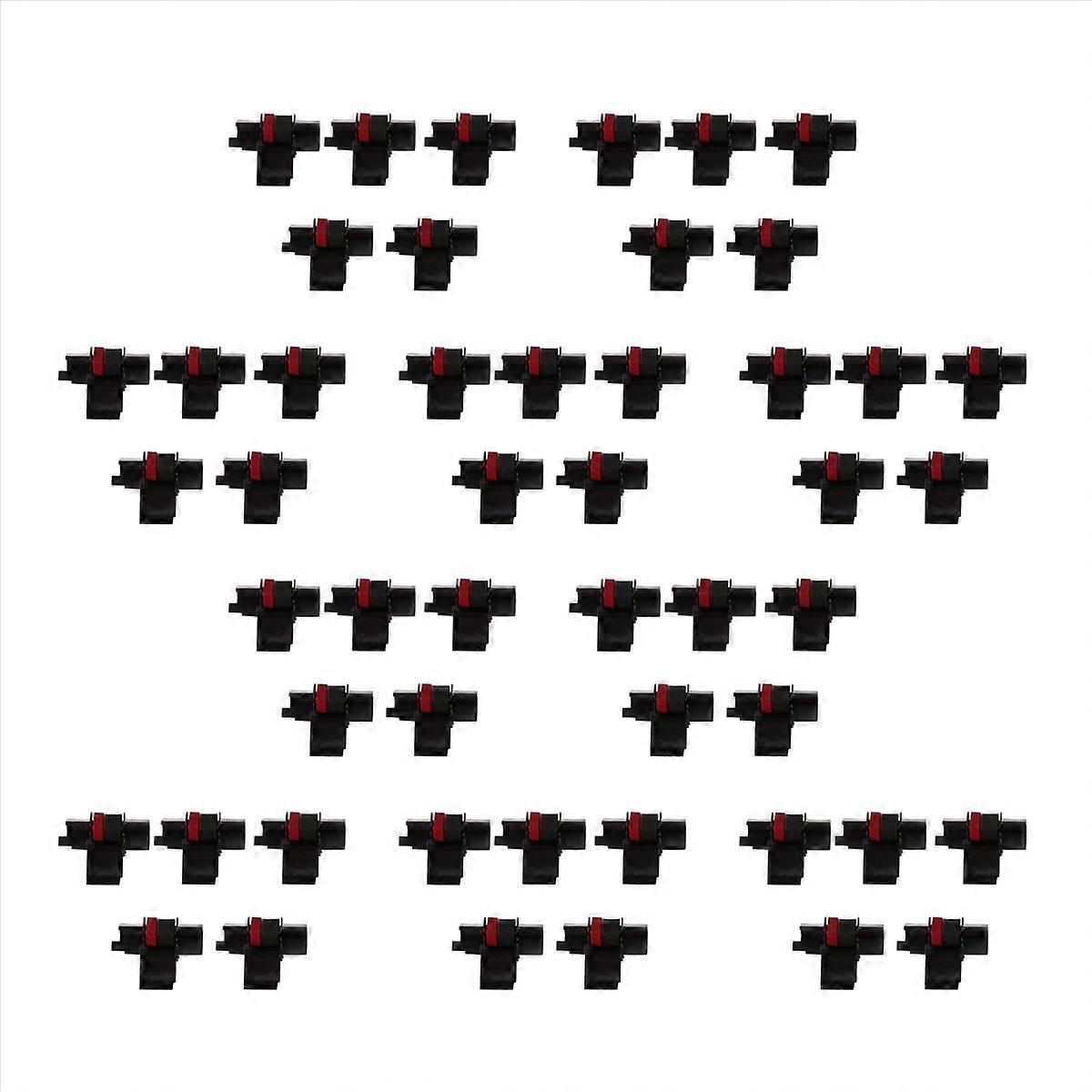 IR-40T (5 Pack)Calculator Printer Ribbons Ink Roller - Black & Red