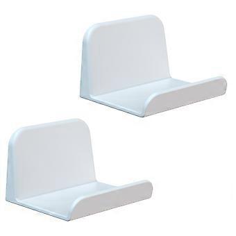 Gamepad Storage Shelf for Organized Storage Function 1Pair White