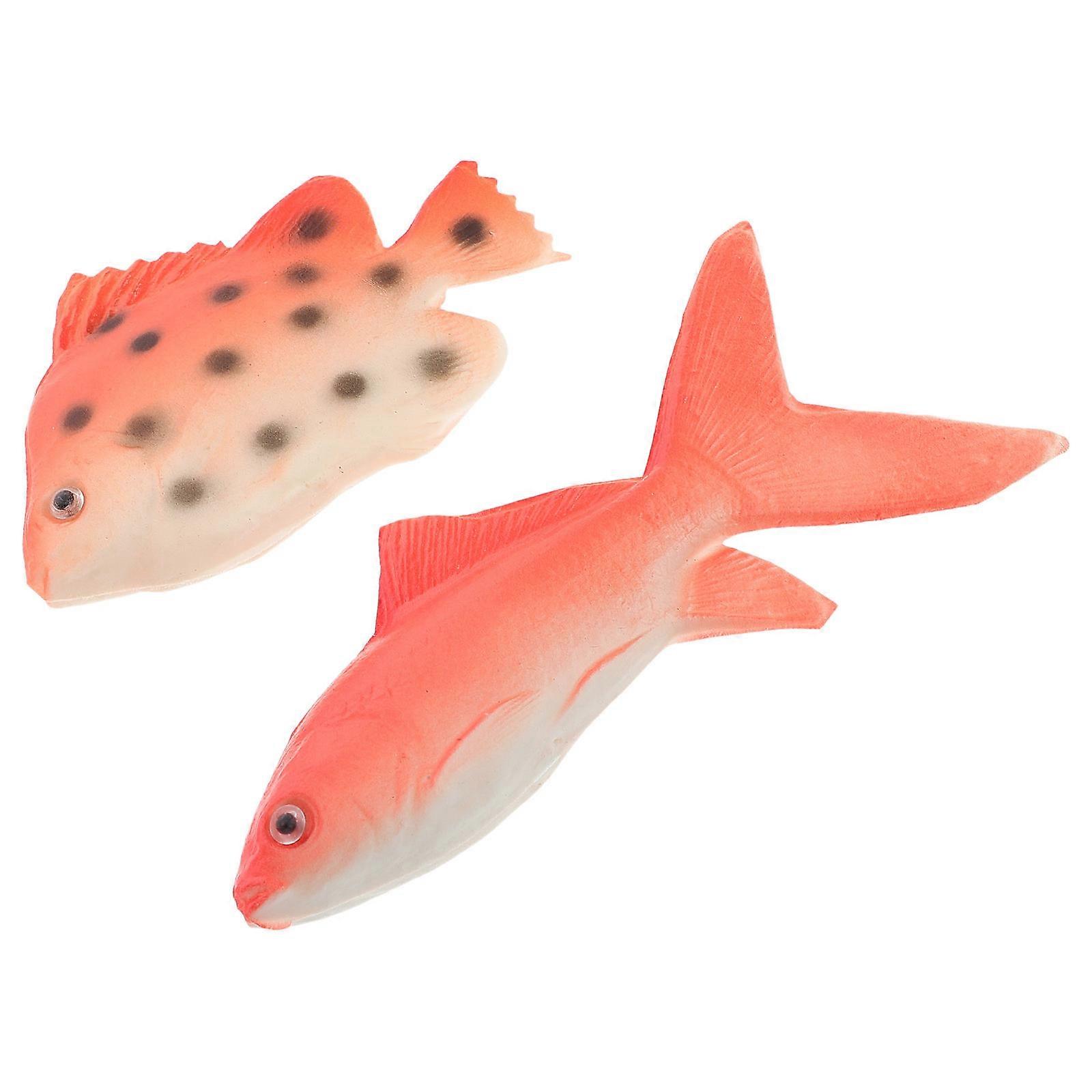 Artificial Fish Models Tropical Fish for Educational Use 2Pcs Set