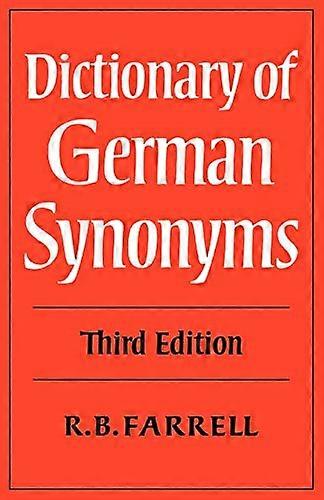Dictionary of German Synonyms