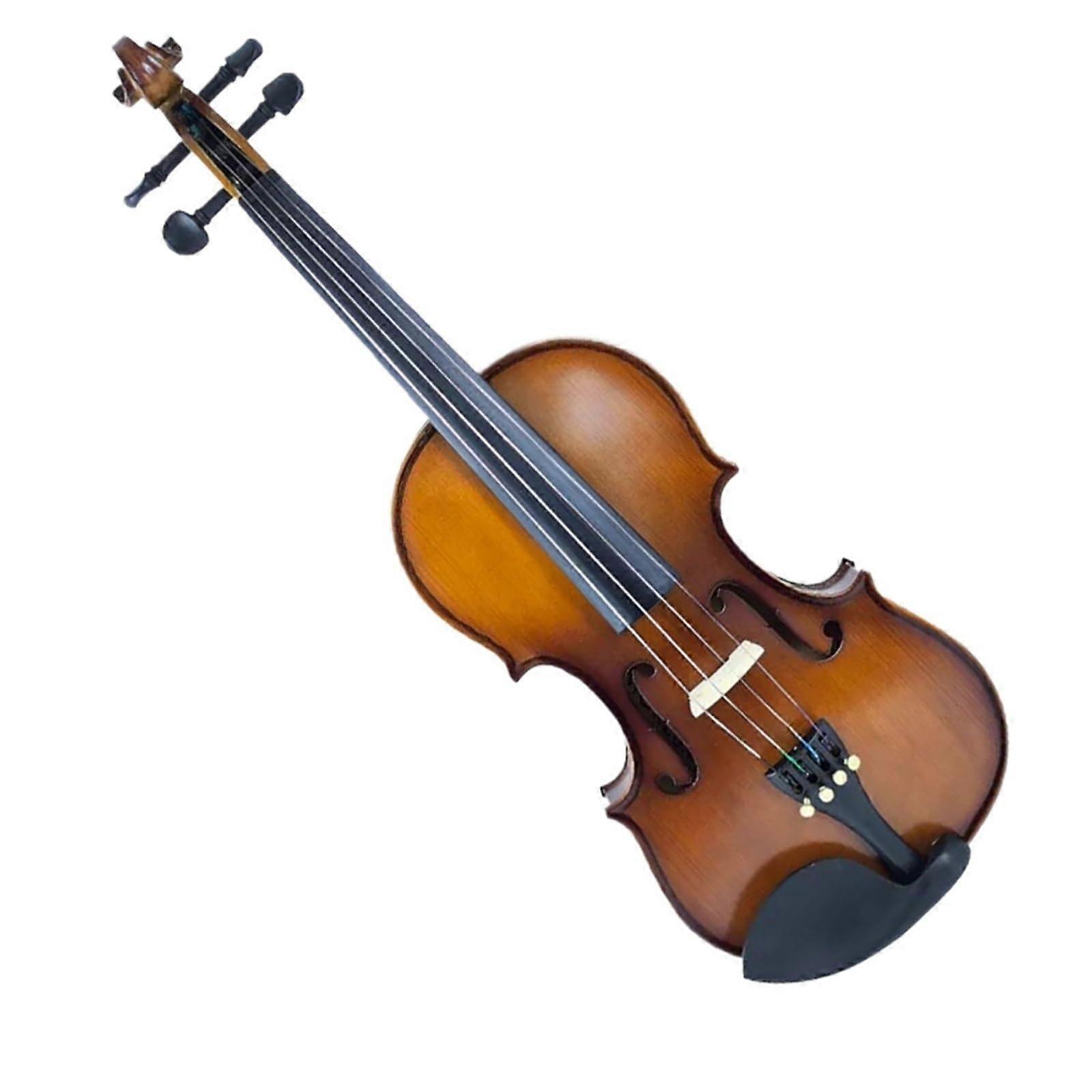 Full Size Maple Back Violin for Students Beginner to Intermediate with Case Reliable Tone
