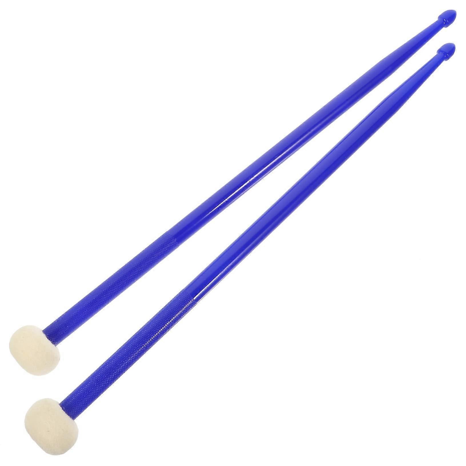 DoubleHeaded Drum Sticks with Felt and Nylon Tips for Drummers Practice and Performance