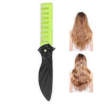 Zakkam met opvouwbaar ontwerp voor baard- en haarverzorging, compacte uitvoering met dubbele tanden voor op reis.