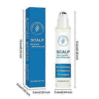 Haarroller essence 25ml verzorging hoofdhuid haargroei voeding haarwortelverdikking roller essence 1