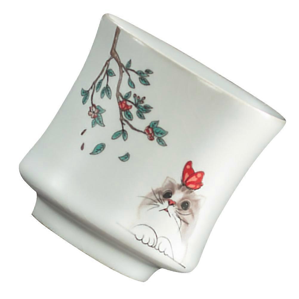 Ceramic Tea Cup for Entertaining White Drinking Cups