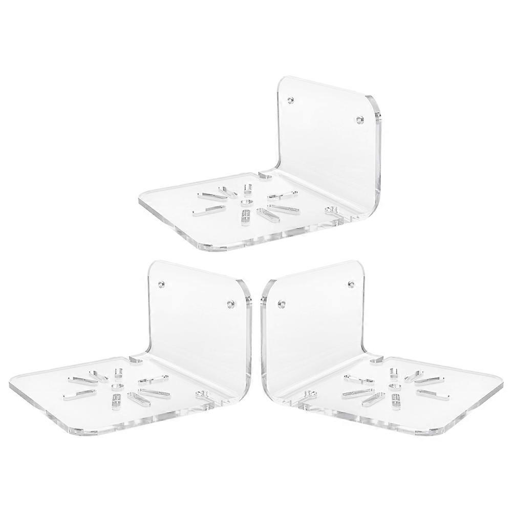 Security Camera Shelf Acrylic Camera Bracket Wall Mount Holder 3Pcs