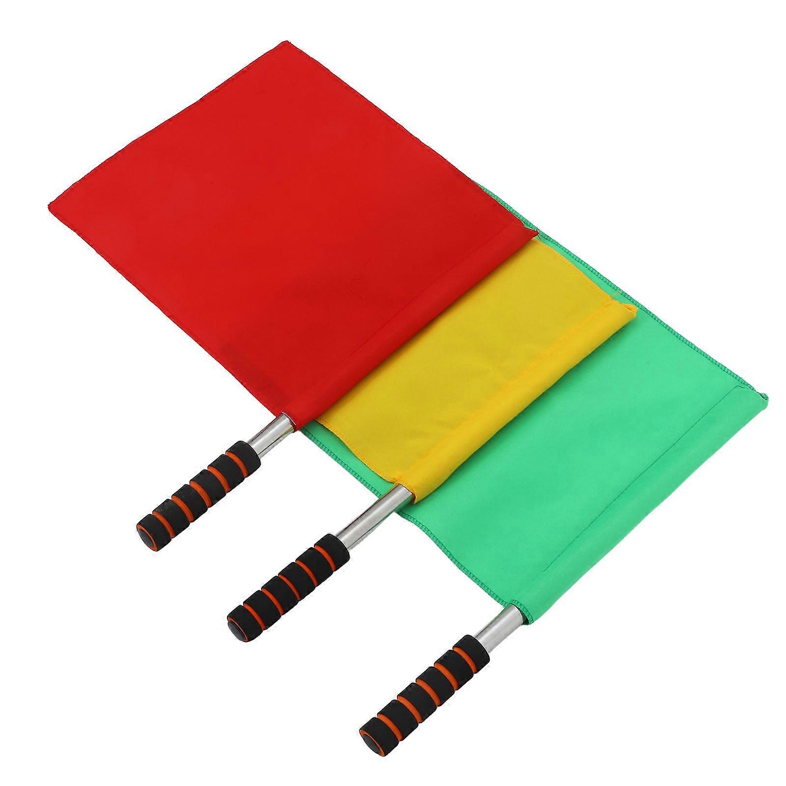 Commanding Referee Flags Traffic Safety Signal Flags 18Pcs