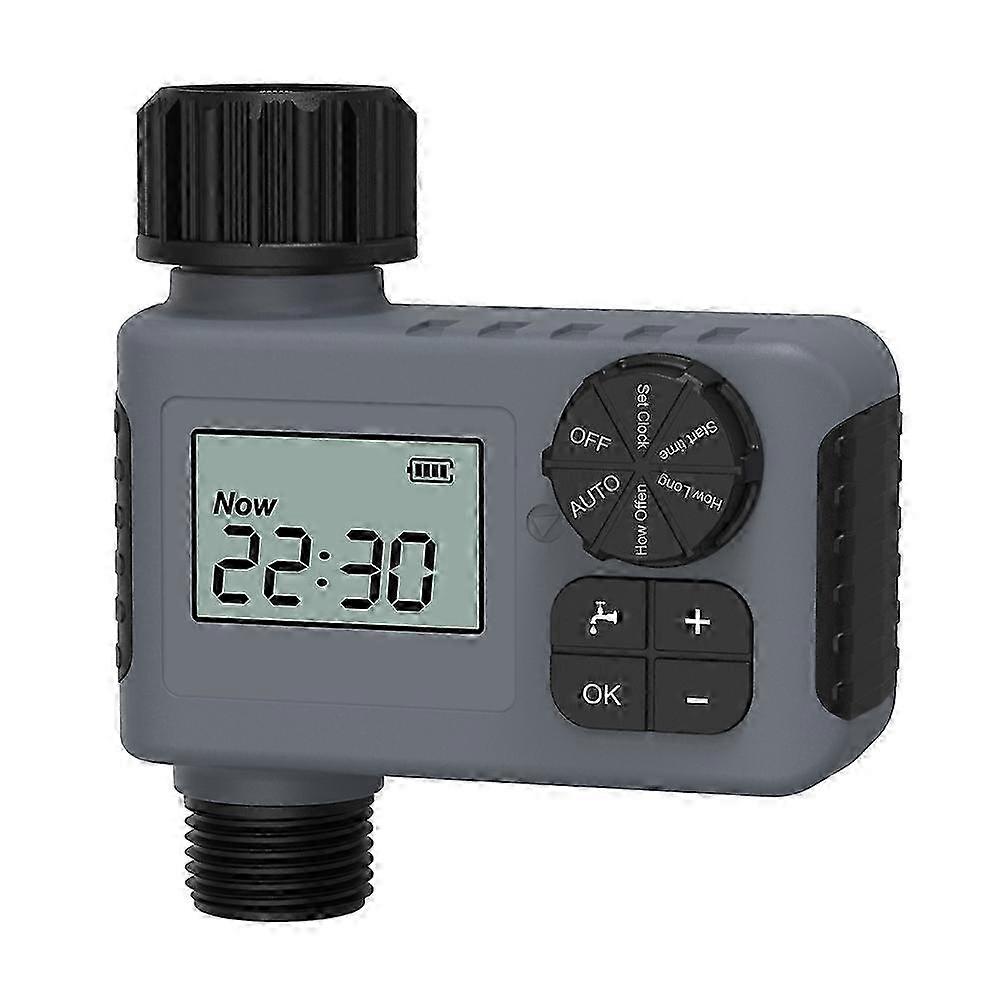 Electronic Garden Water Timer with LCD Screen Single-Outlet Hose Irrigation Controller Efficient Management Tool A
