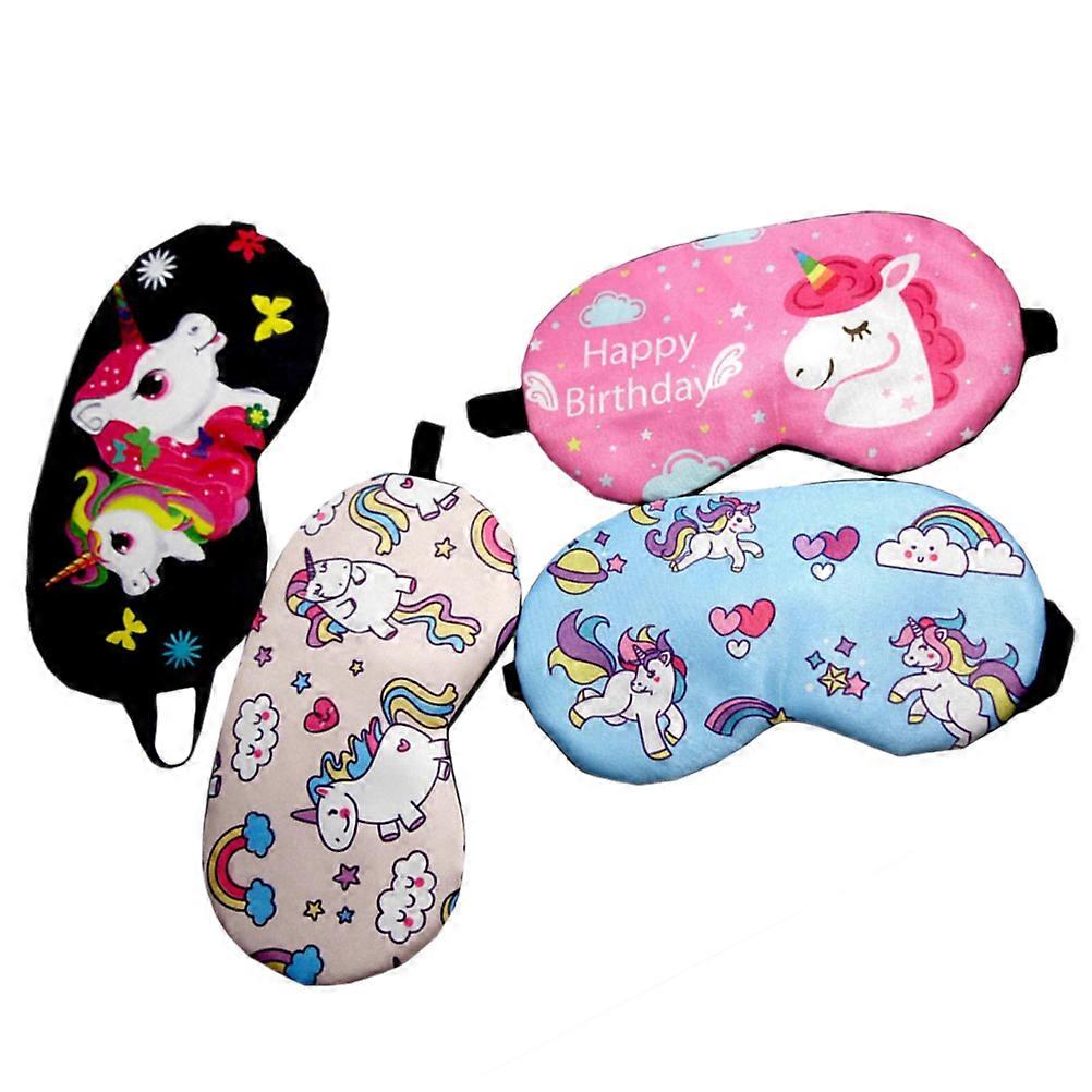 Mask Eye Patch for Sleep Use 4Pcs Assorted