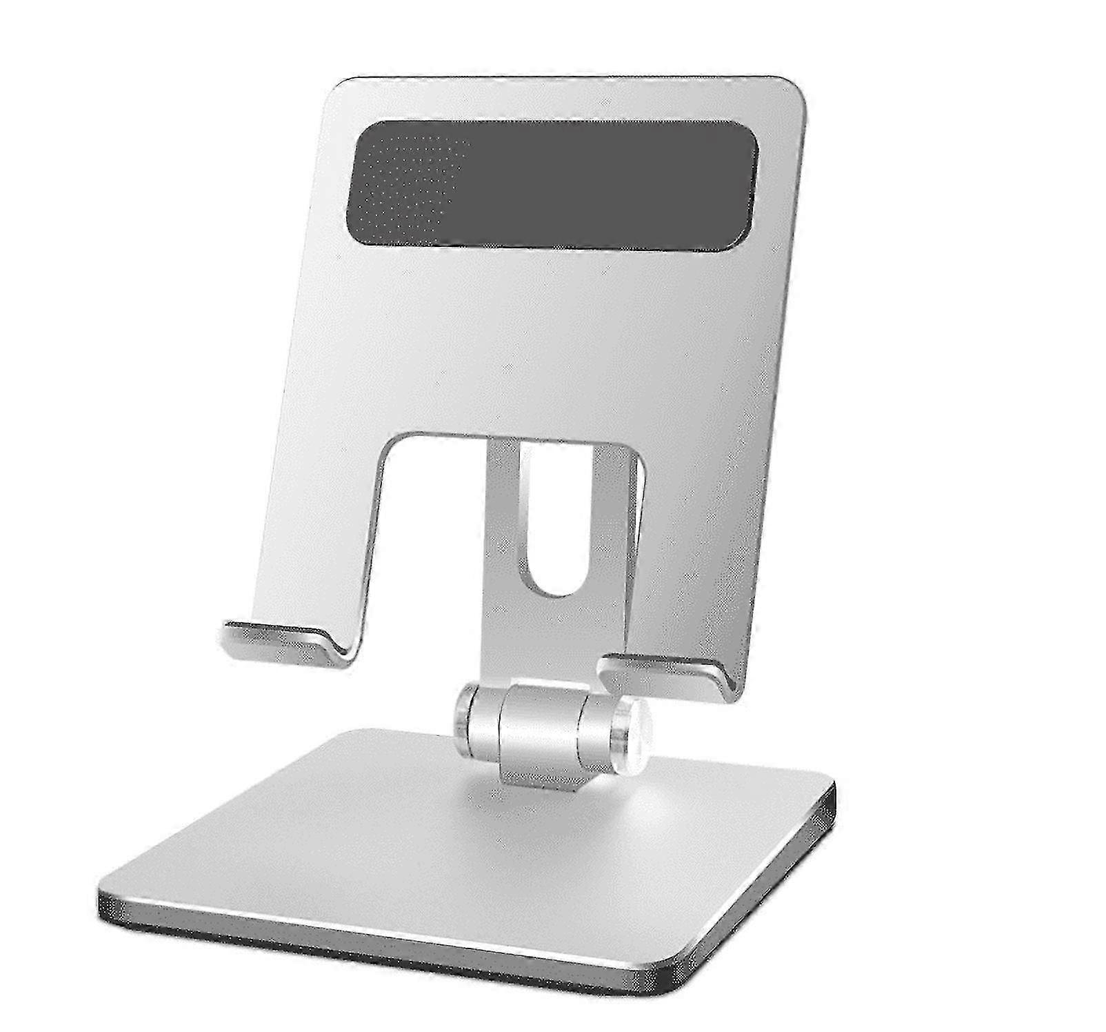 Tablet Stand for Desk, Compatible with Large Tablets, Heavy Thickened Aluminum Base, Multi-Angle Adjustable & Foldable, Universal Support (2 Sizes)