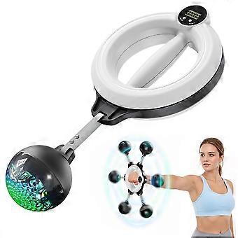 Gyroskopischer Handgelenk- und Unterarmtrainer mit digitalem Zähler, Unterarmkraft-Handgriff-Übungsball zur Körperstraffung
